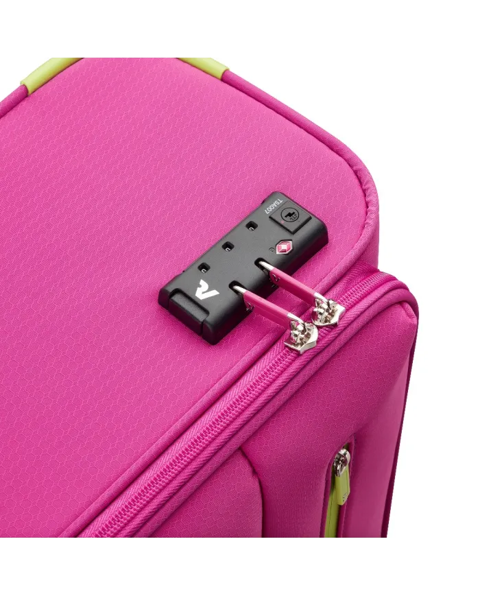 Roncato Trolley cabina 4 ruote Neon lite Fucsia