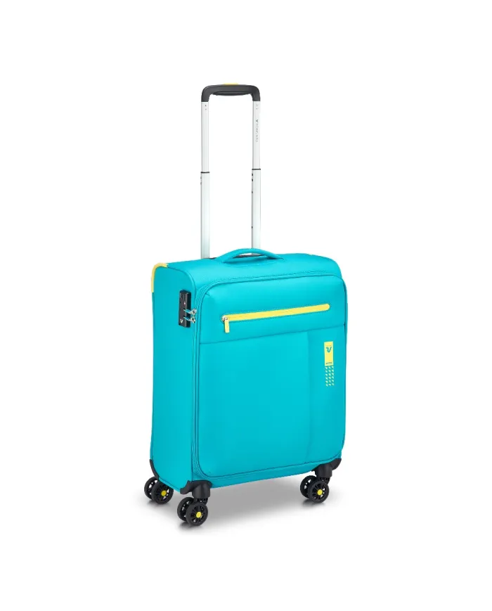 Roncato Trolley cabina 4 ruote Neon lite Turchese