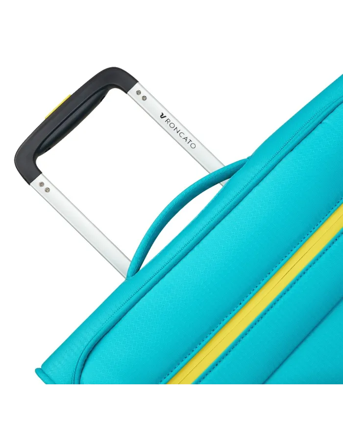 Roncato Trolley cabina 4 ruote Neon lite Turchese