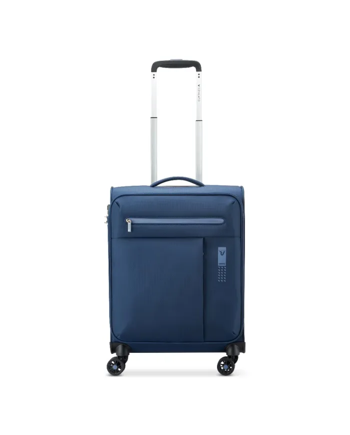 Roncato Trolley cabina 4 ruote Neon lite Blu