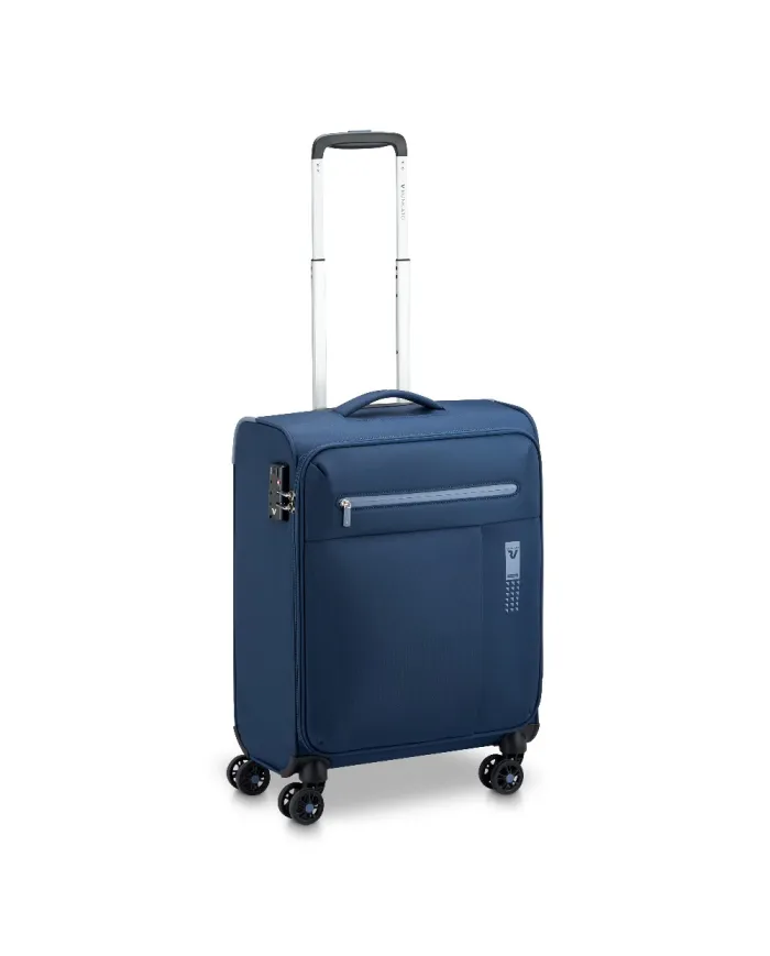 Roncato Trolley cabina 4 ruote Neon lite Blu