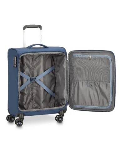 Roncato Trolley cabina 4 ruote Neon lite Blu
