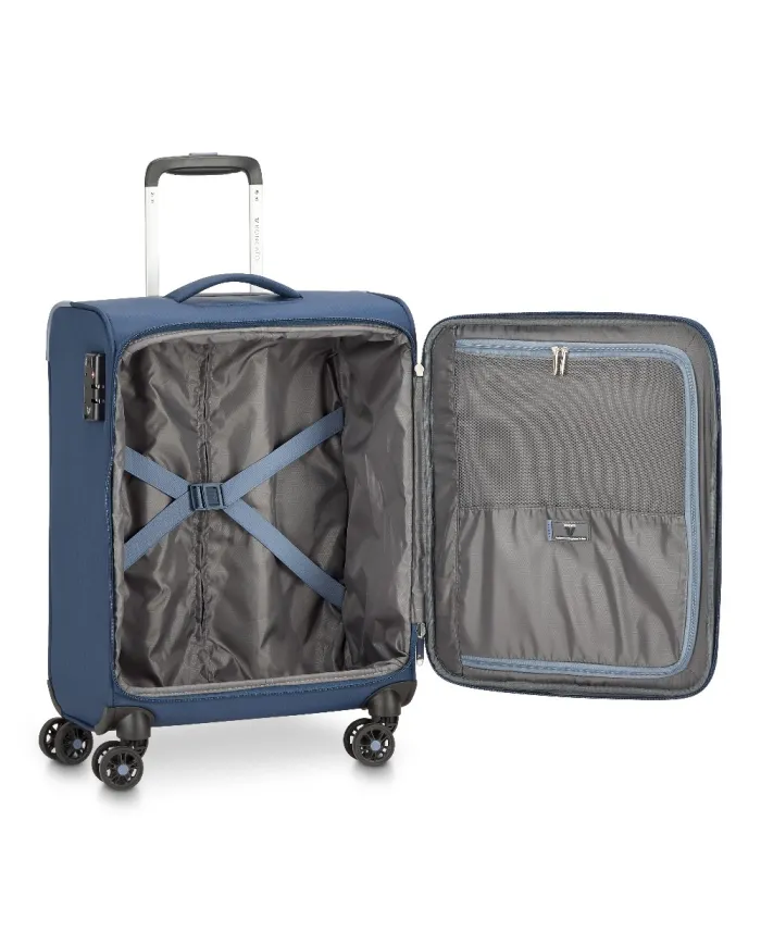 Roncato Trolley cabina 4 ruote Neon lite Blu