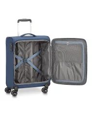 Roncato Trolley cabina 4 ruote Neon lite Blu