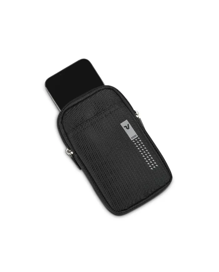 Roncato Porta smartphone con tracolla Lite Soft Nero