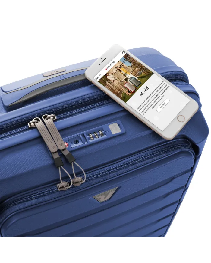 Roncato Trolley bagaglio a mano porta pc B-Flying Blu