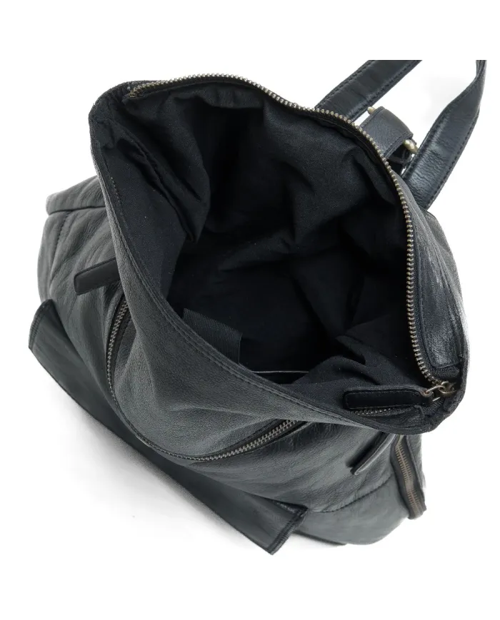 Gianni Conti Zaino in pelle vintage Hollie Nero