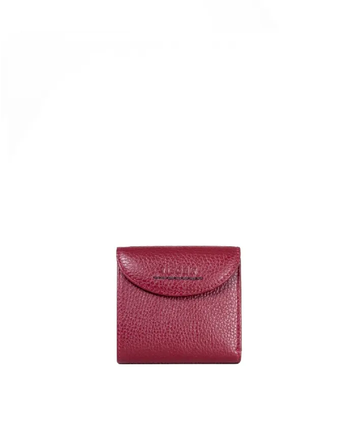 Visona Portafoglio piccolo in pelle Bordeaux