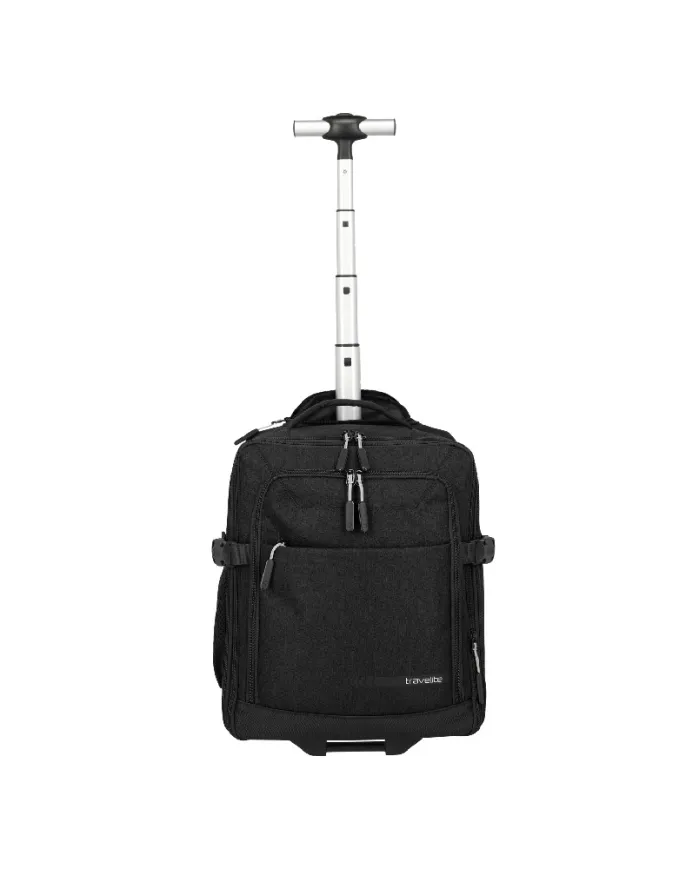 Travelite Trolley Zaino Underseat Kick Off Espandibile 40x30x20 Nero
