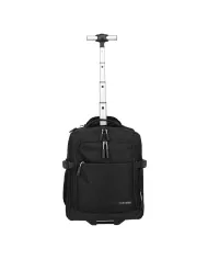 Travelite Trolley Zaino Underseat Kick Off Espandibile 40x30x20 Nero