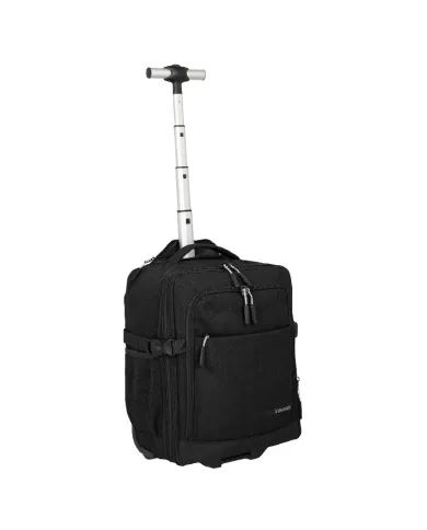 Travelite Trolley Zaino Underseat Kick Off Espandibile 40x30x20 Nero