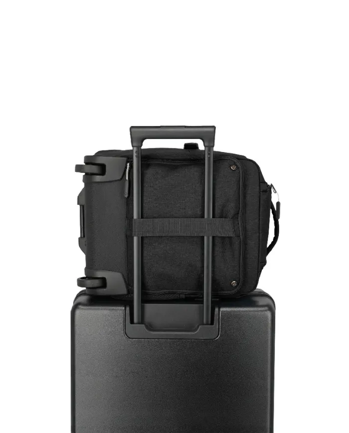 Travelite Trolley Zaino Underseat Kick Off Espandibile 40x30x20 Nero