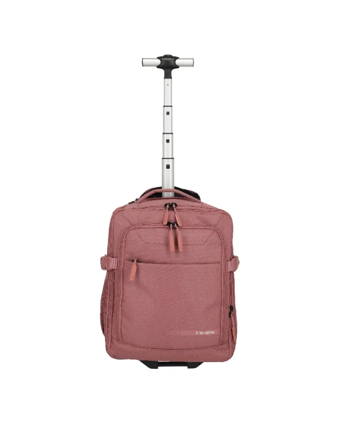 Travelite Trolley Zaino Underseat Kick Off Espandibile 40x30x20 Rosa