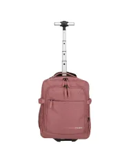 Travelite Trolley Zaino Underseat Kick Off Espandibile 40x30x20 Rosa