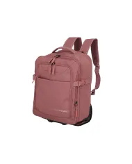Travelite Trolley Zaino Underseat Kick Off Espandibile 40x30x20 Rosa