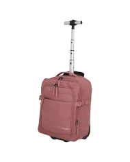 Travelite Trolley Zaino Underseat Kick Off Espandibile 40x30x20 Rosa