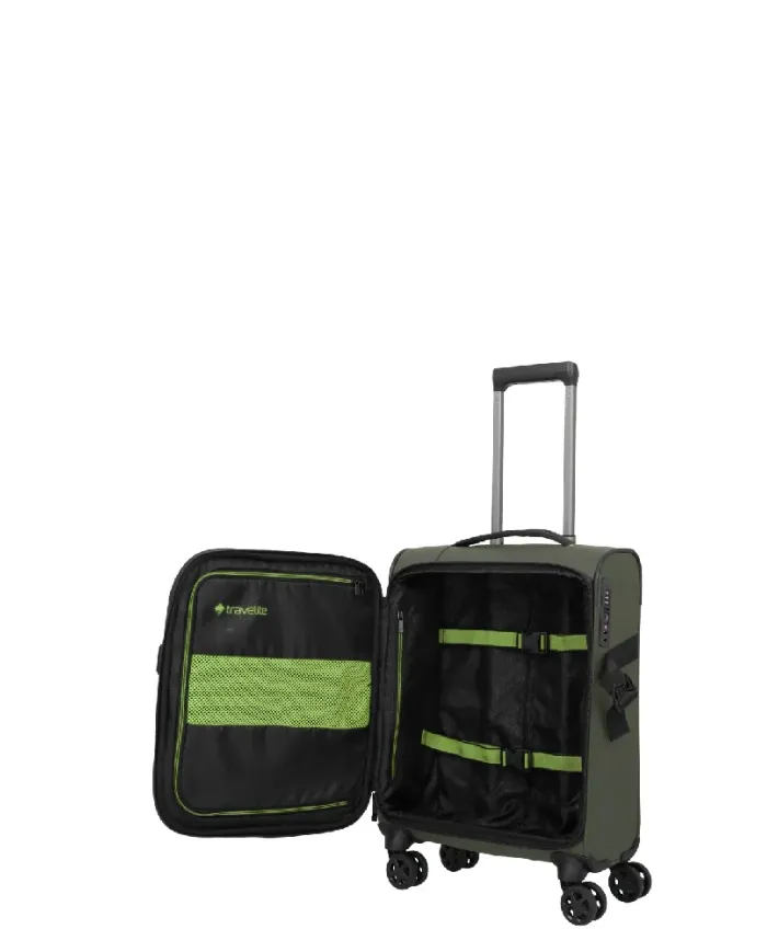 Travelite Trolley cabina 4 ruote Briize Verde
