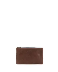 Gianni Conti Pochette in pelle cuoio Testa moro