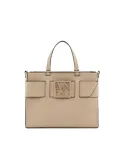 Armani Exchange Borsa a mano grande Sabbia
