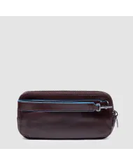 Piquadro Pochette uomo in pelle Mogano