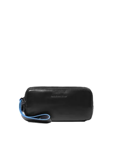 Piquadro Pochette uomo in pelle Nero