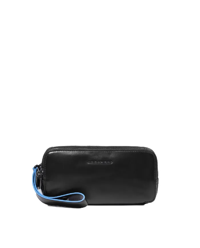 Piquadro Pochette uomo in pelle Nero