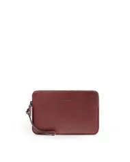 Piquadro Pochette uomo pelle Black Square Cuoio