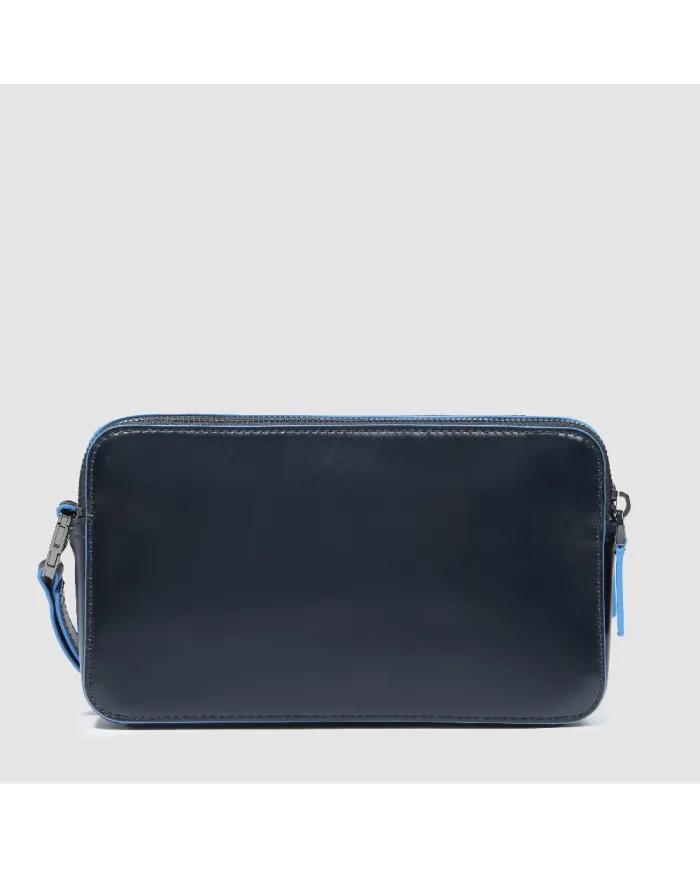 Piquadro Pochette in pelle , 2 comparti, Piquadro "Blue Square".