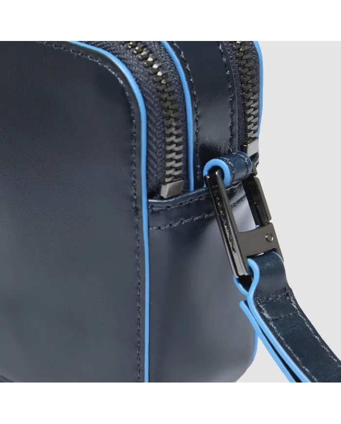 Piquadro Pochette in pelle , 2 comparti, Piquadro "Blue Square".