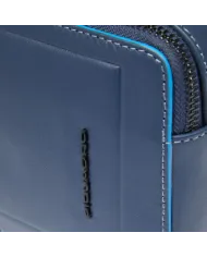 Piquadro Pochette uomo in pelle Atlas Blu