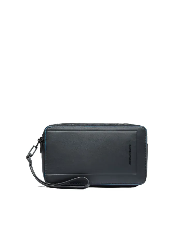 Piquadro Pochette uomo in pelle Atlas Nero