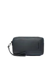 Piquadro Pochette uomo in pelle Atlas Nero