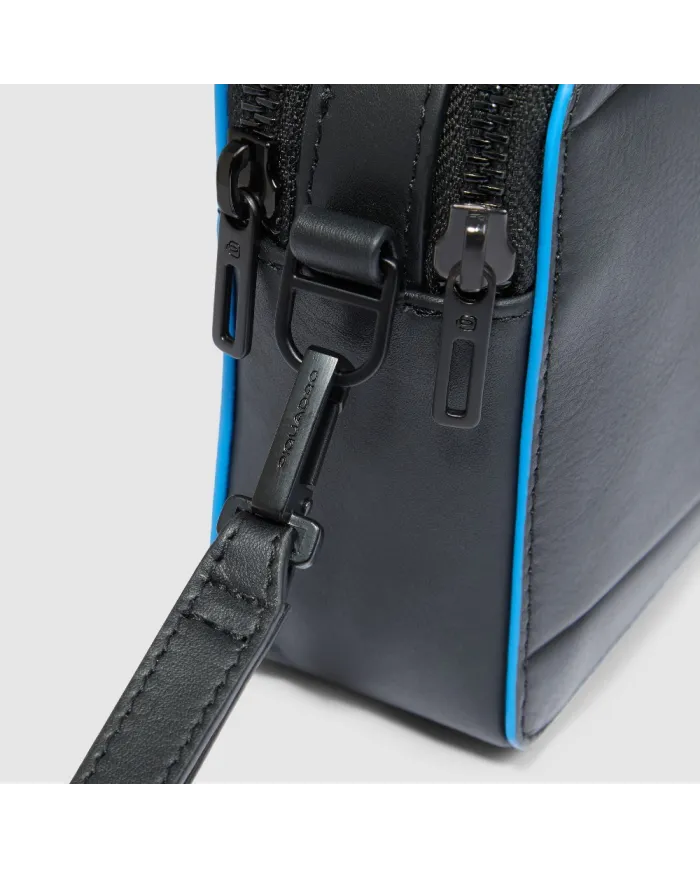 Piquadro Pochette uomo in pelle Atlas Nero