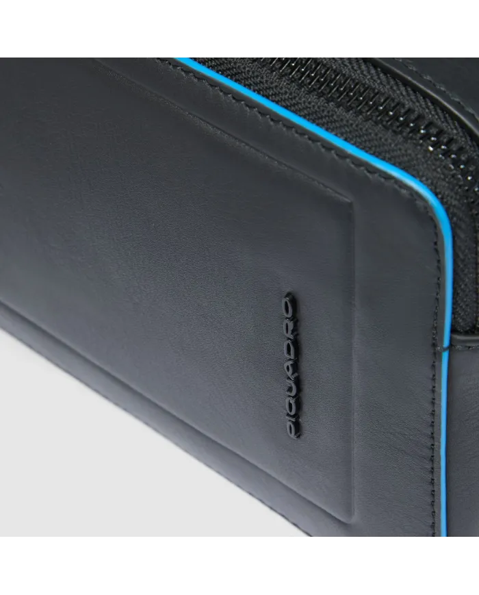 Piquadro Pochette uomo in pelle Atlas Nero