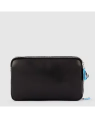 Piquadro Pochette in pelle Blue Square Nero