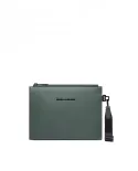 Piquadro Pochette tessuto impermeabile Verde