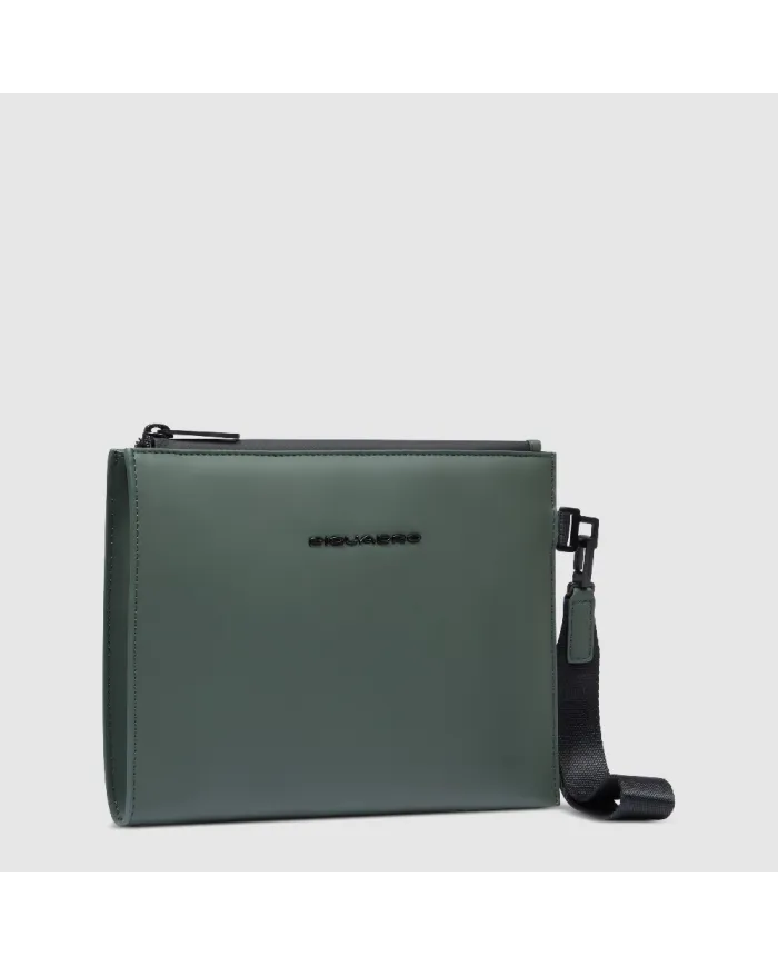 Piquadro Pochette tessuto impermeabile Verde