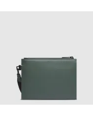 Piquadro Pochette tessuto impermeabile Verde