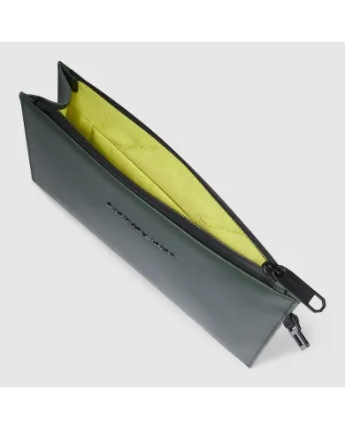 Piquadro Pochette tessuto impermeabile Verde