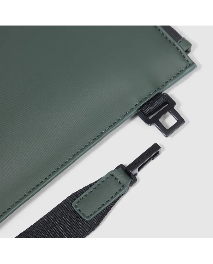 Piquadro Pochette tessuto impermeabile Verde
