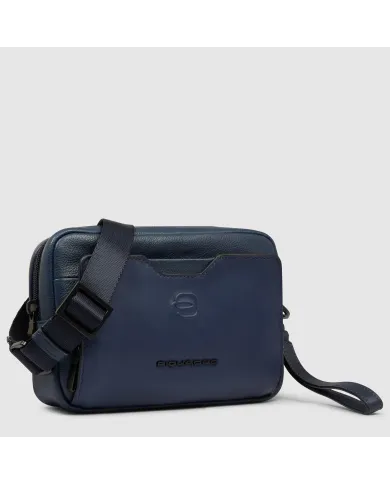 Piquadro Pochette in pelle Ael Blu
