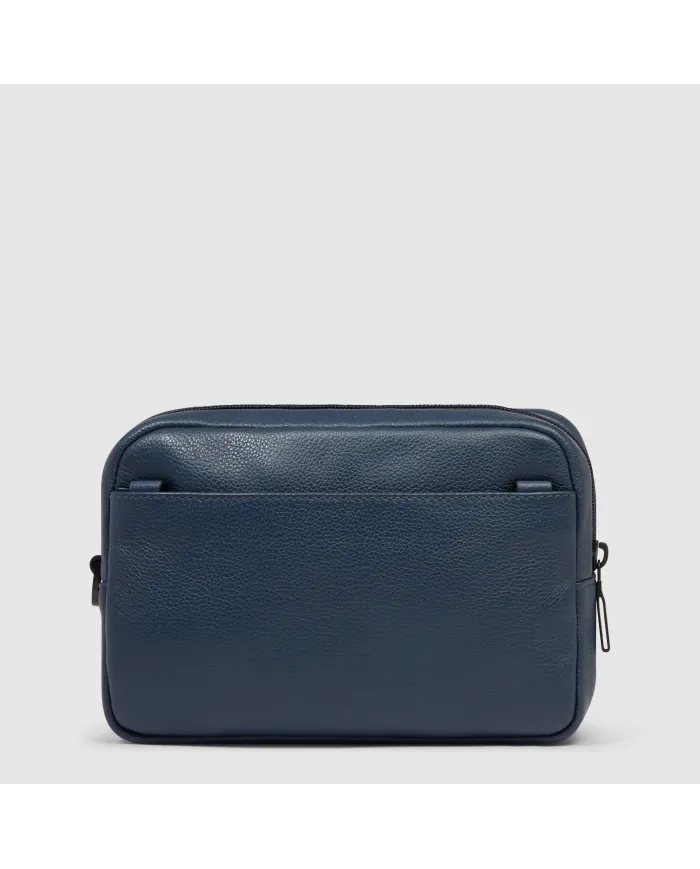 Piquadro Pochette in pelle Ael Blu