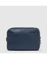 Piquadro Pochette in pelle Ael Blu
