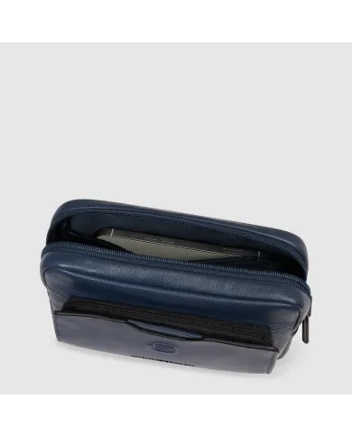 Piquadro Pochette in pelle Ael Blu