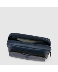 Piquadro Pochette in pelle Ael Blu
