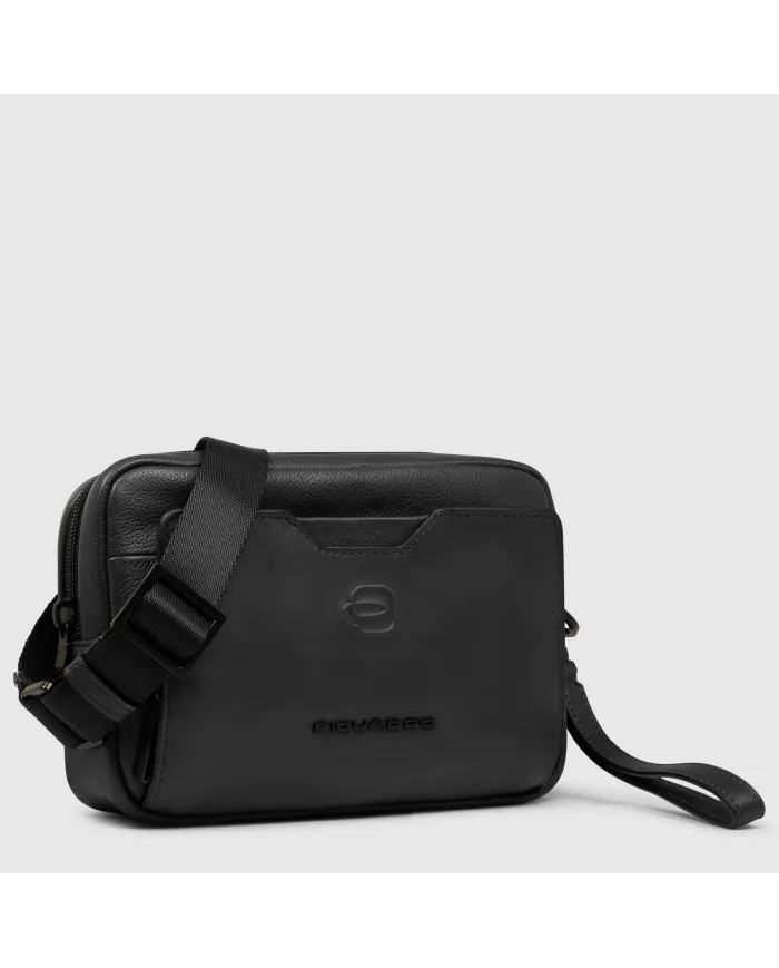 Piquadro Pochette in pelle Ael Nero