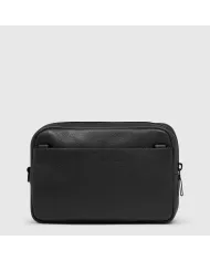 Piquadro Pochette in pelle Ael Nero