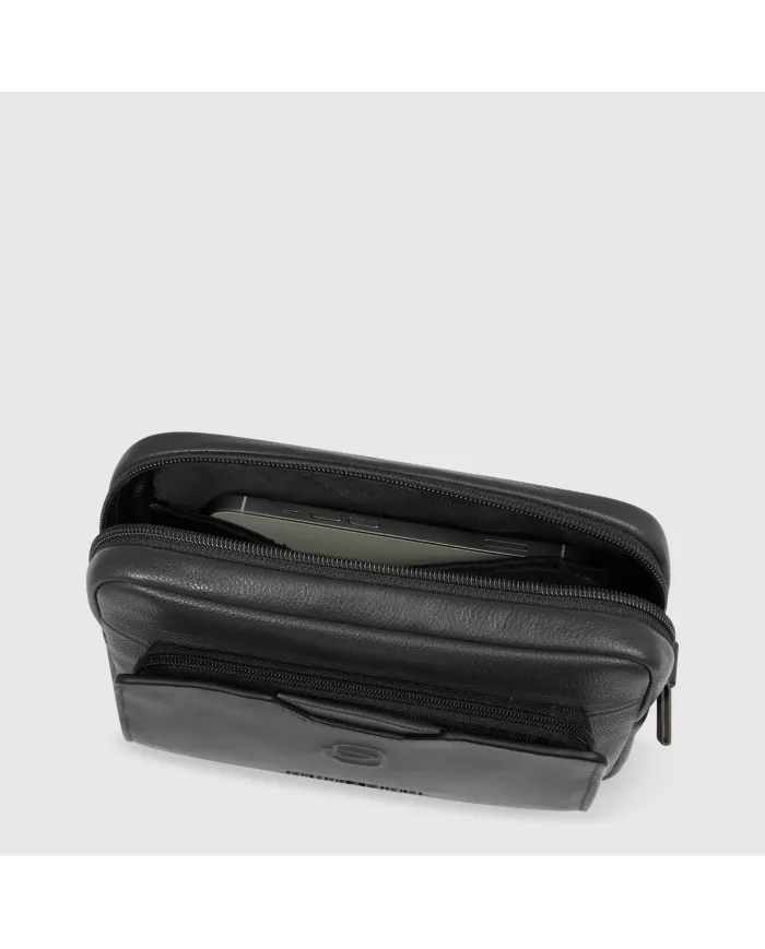 Piquadro Pochette in pelle Ael Nero