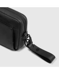 Piquadro Pochette in pelle Ael Nero