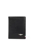 Aeronautica Militare Portafoglio verticale uomo "Flag" Nero